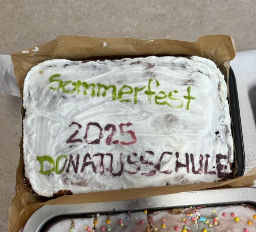 Kuchenspende zum Sommerfest